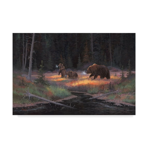 Trademark Fine Art 'Cub Scouts' Canvas Art by Allen Jimmerson