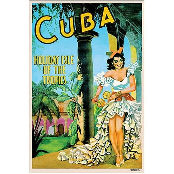 Trademark Fine Art "Cuba Holiday Isle" Canvas Art