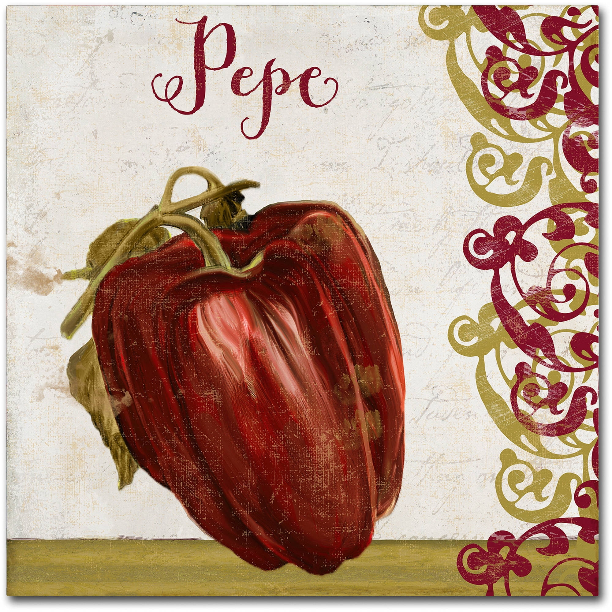 Trademark Fine Art "Cucina Italiana Vii" Canvas Art by Color Bakery