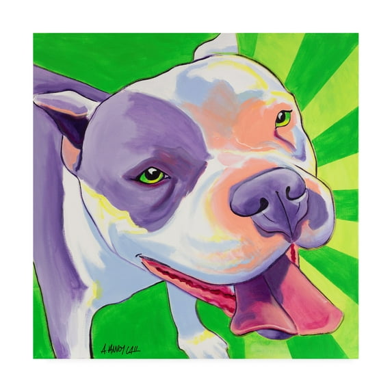 Trademark Fine Art 'Cupcake Color Rays' Canvas Art by DawgArt