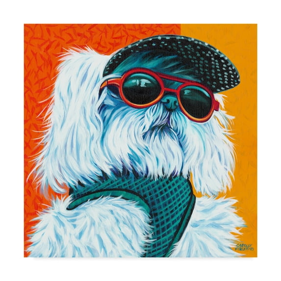 Trademark Fine Art 'Cute Pups IV' Canvas Art by Carolee Vitaletti