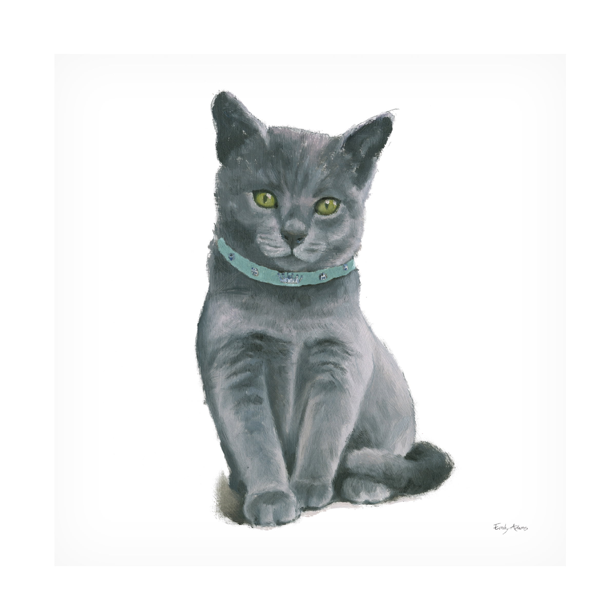 Trademark Fine Art 'Cutie Kitties VI' Canvas Art by Emily Adams