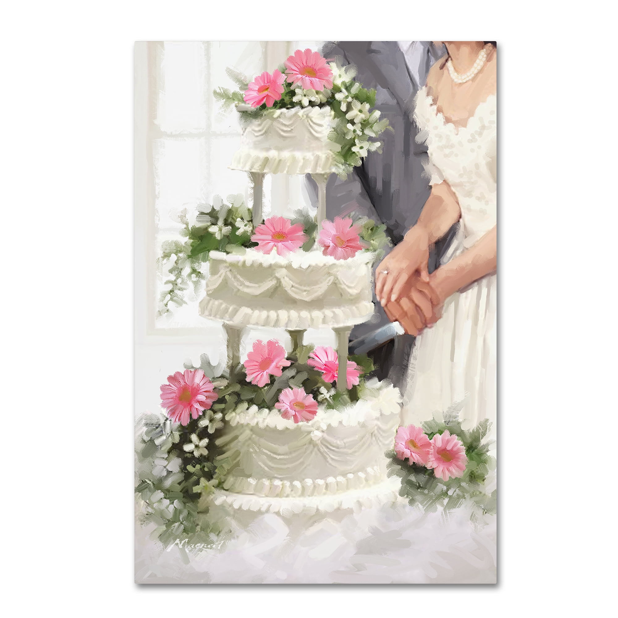 Trademark Fine Art 'Cutting the Cake II' Canvas Art by The Macneil Studio