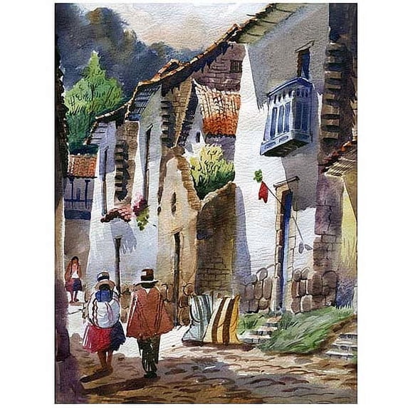 Trademark Fine Art "Cuzco III" Canvas Art by Jimenez
