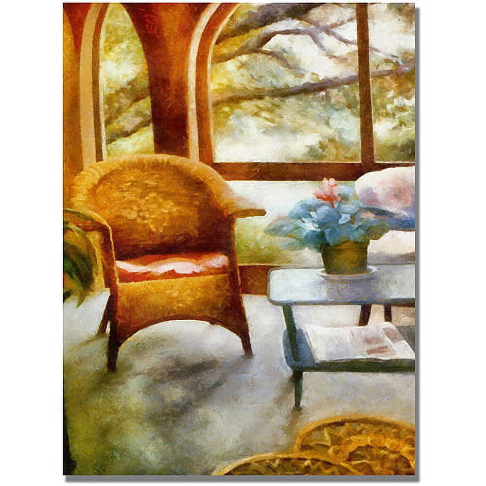 Trademark Fine Art "Cyclamen" Canvas Art by Michelle Calkins