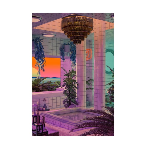 Trademark Fine Art DEKIMBE MURRAY Chandelier Canvas Wall Art