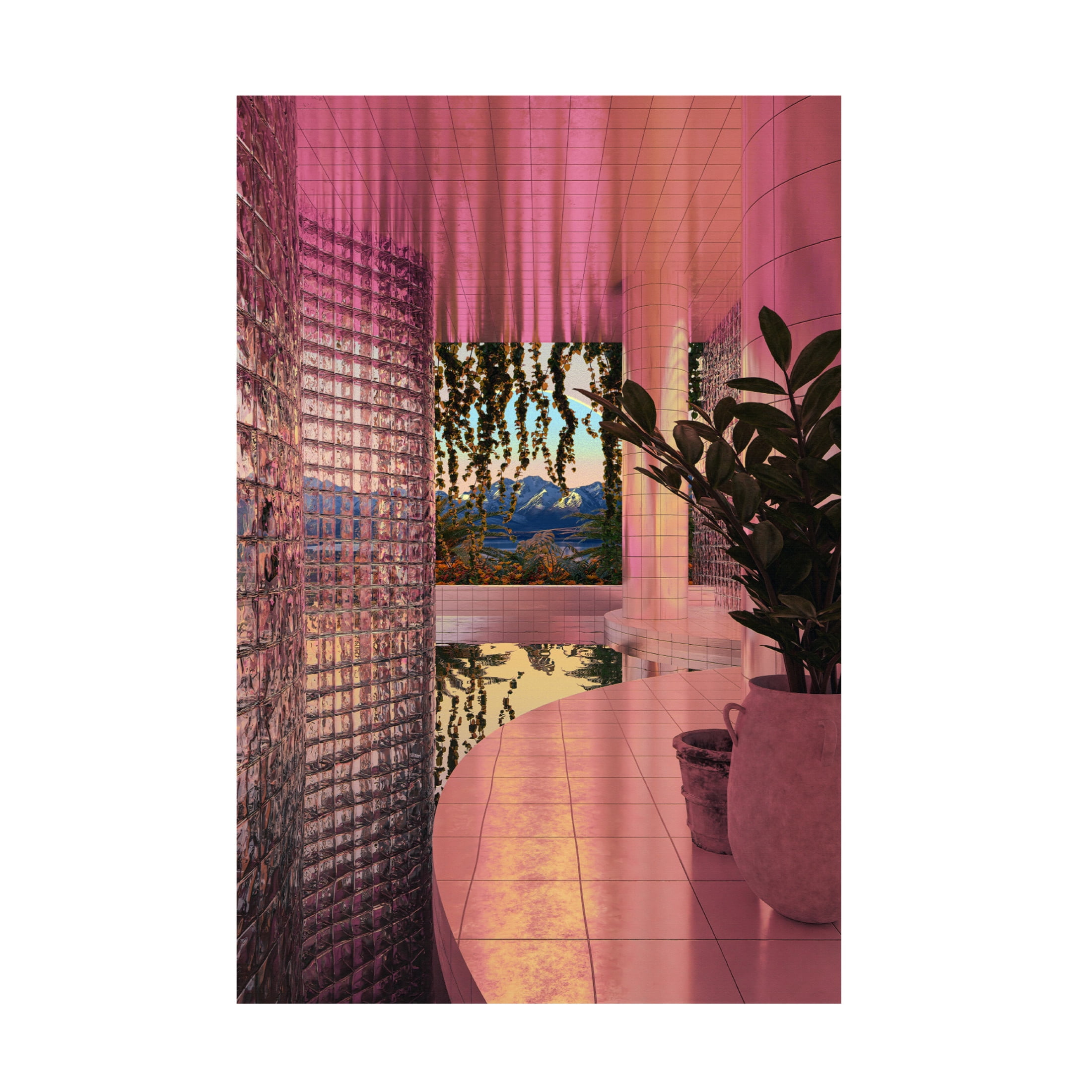 Trademark Fine Art DEKIMBE MURRAY  INDOOR POOL Canvas Wall Art