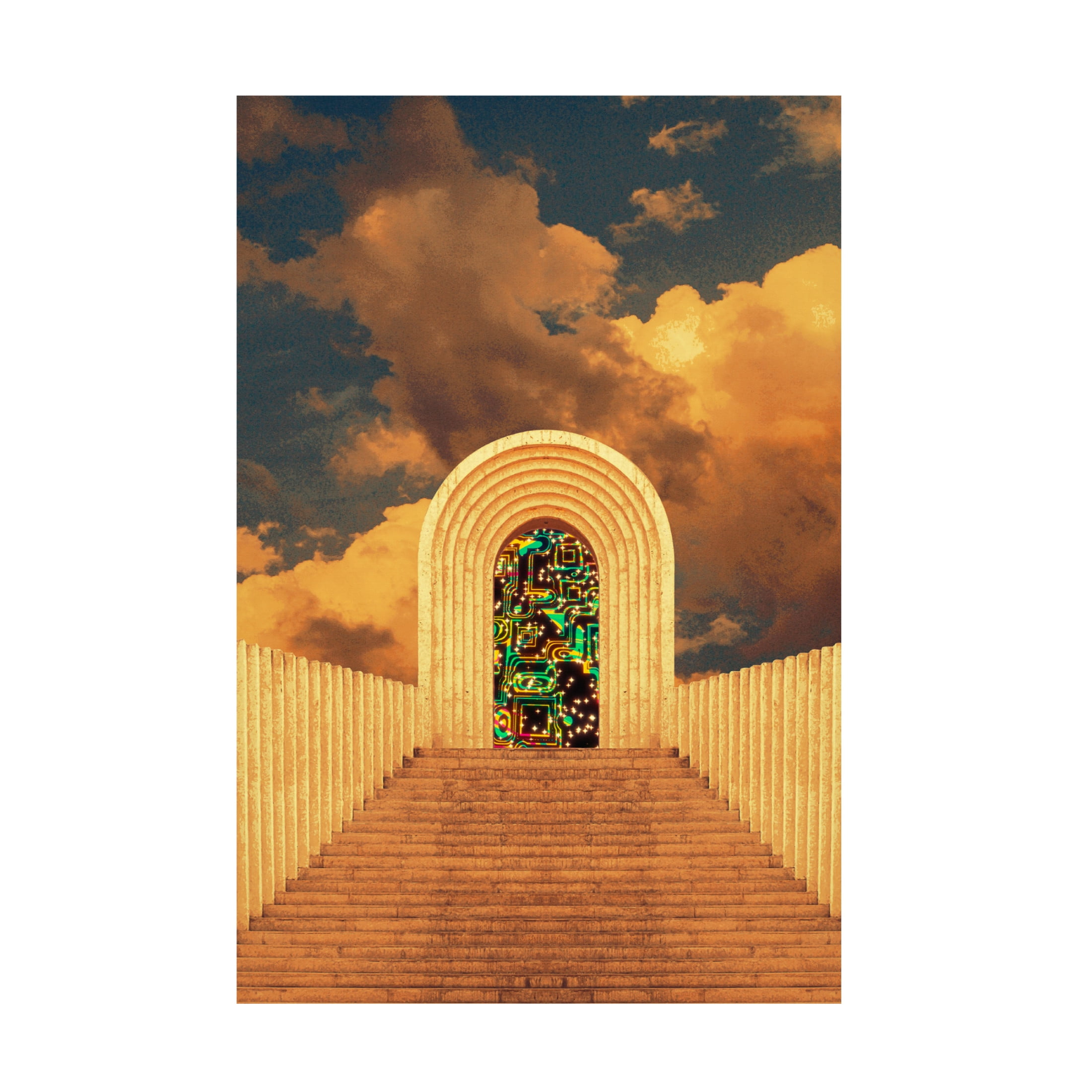 Trademark Fine Art DEKIMBE MURRAY Stairway Canvas Wall Art