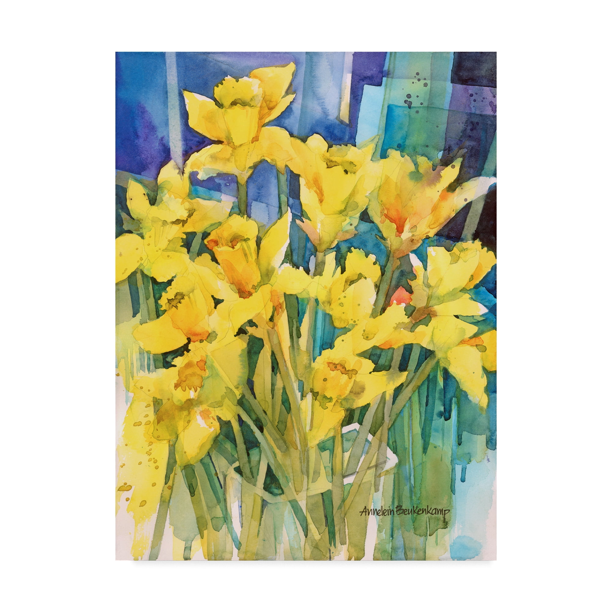Trademark Fine Art 'Daffodil Delight' Canvas Art by Annelein Beukenkamp