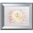thumbnail image 1 of Trademark Fine Art 'Dahlia Flower' Canvas Art by Cora Niele, White Matte, Silver Frame, 1 of 1
