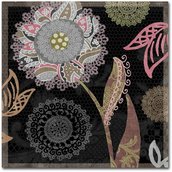 Trademark Fine Art "Daisy Cartwheels I" Canvas Art by Color Bakery