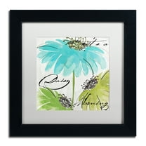 Trademark Fine Art 'Daisy Morning II' Black Framed Art by Color Bakery