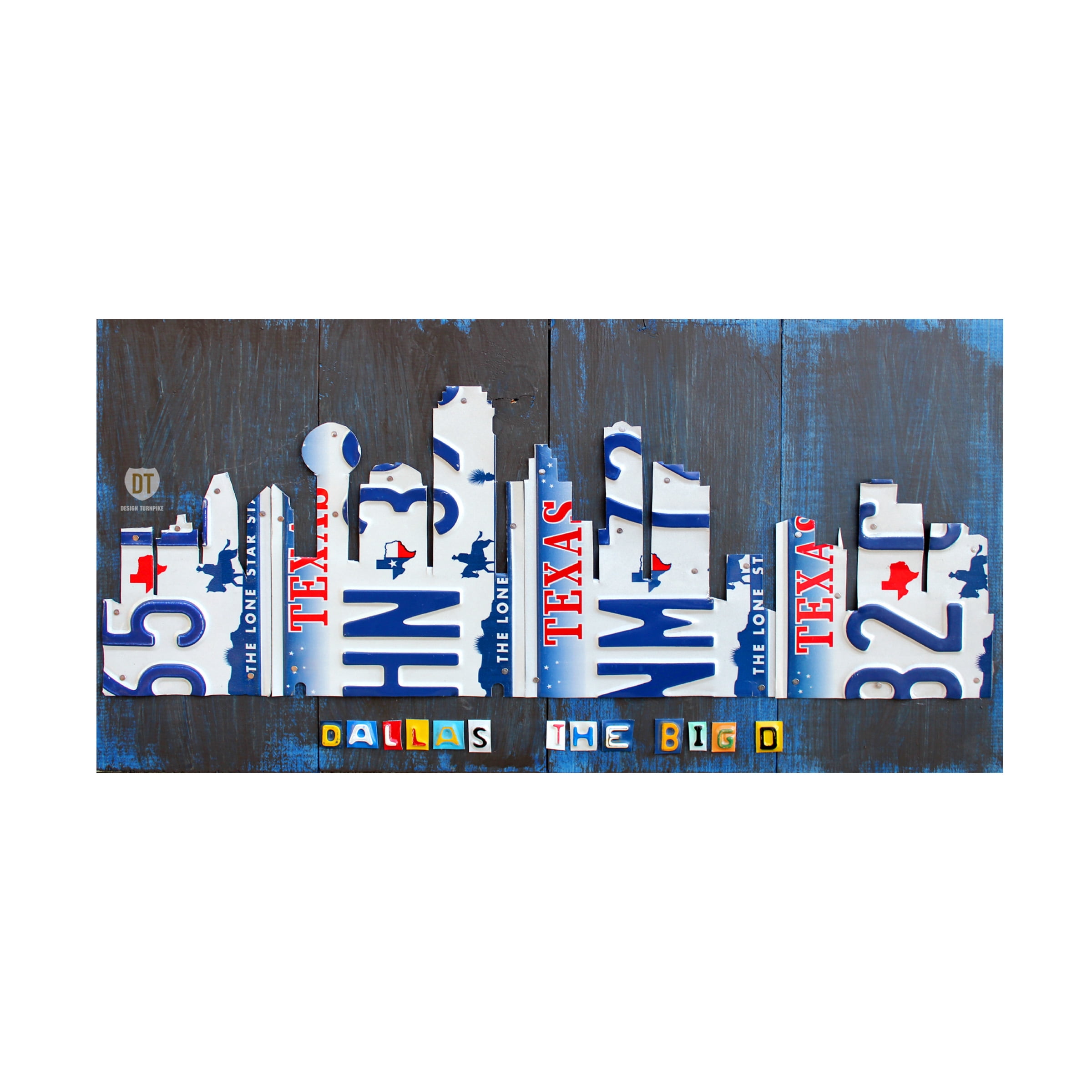 Trademark Fine Art 'Dallas Skyline' Canvas Art by Design Turnpike