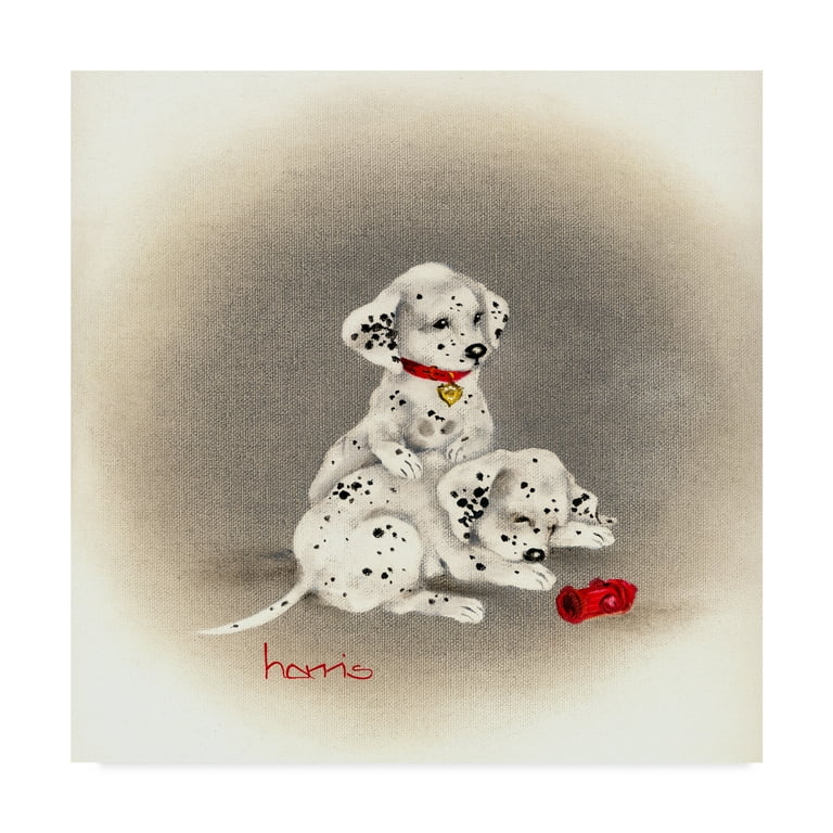 Trademark Fine Art Dalmatian Curiosity Canvas Art
