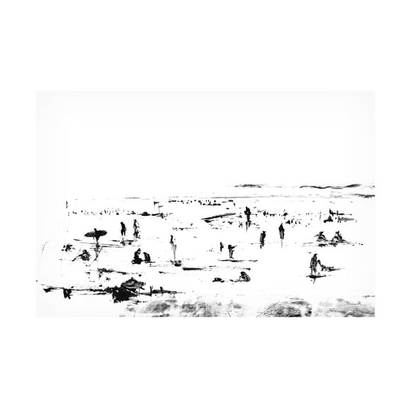 Trademark Fine Art Dan Hobday Beach Canvas Wall Art