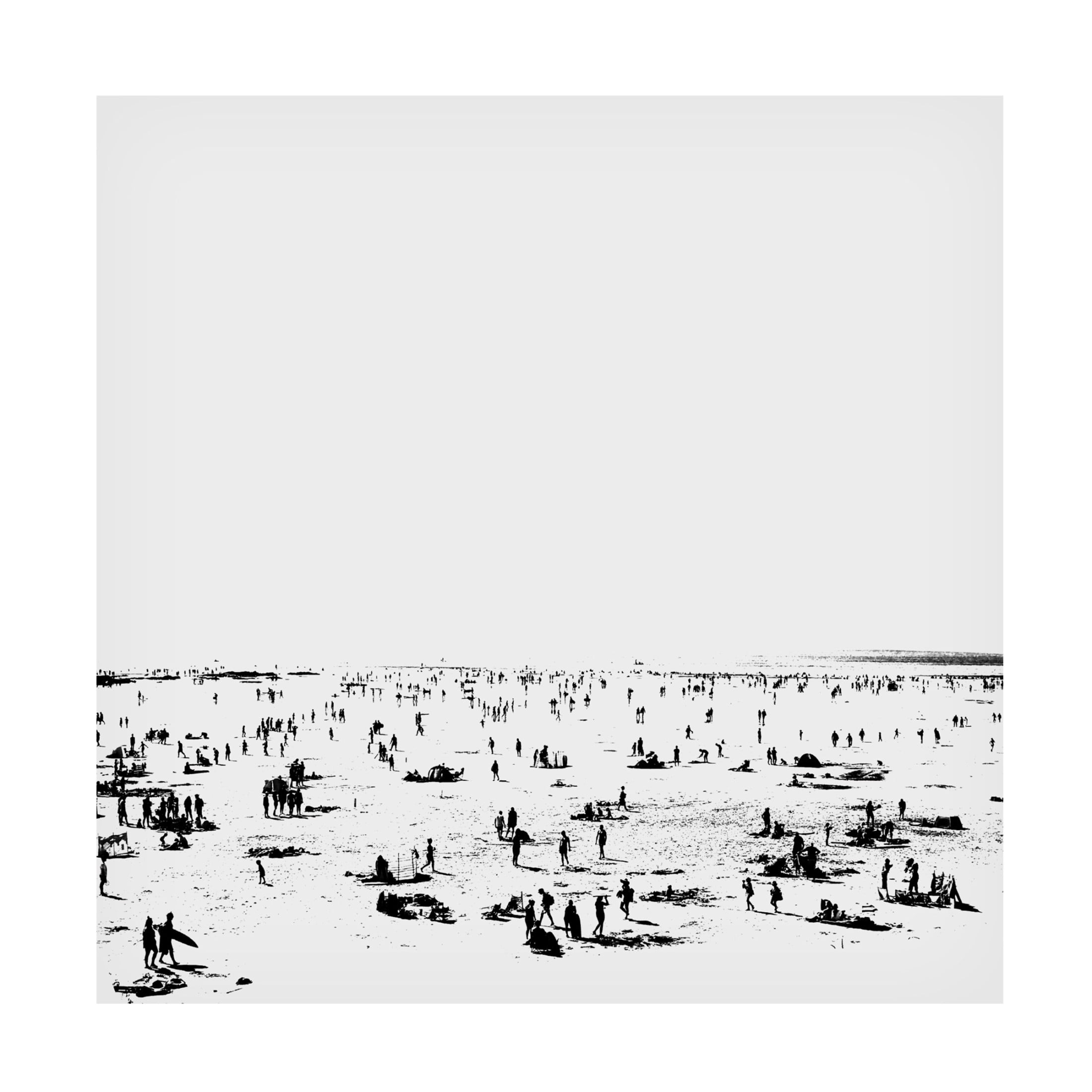 Trademark Fine Art Dan Hobday Beach No2 Canvas Wall Art