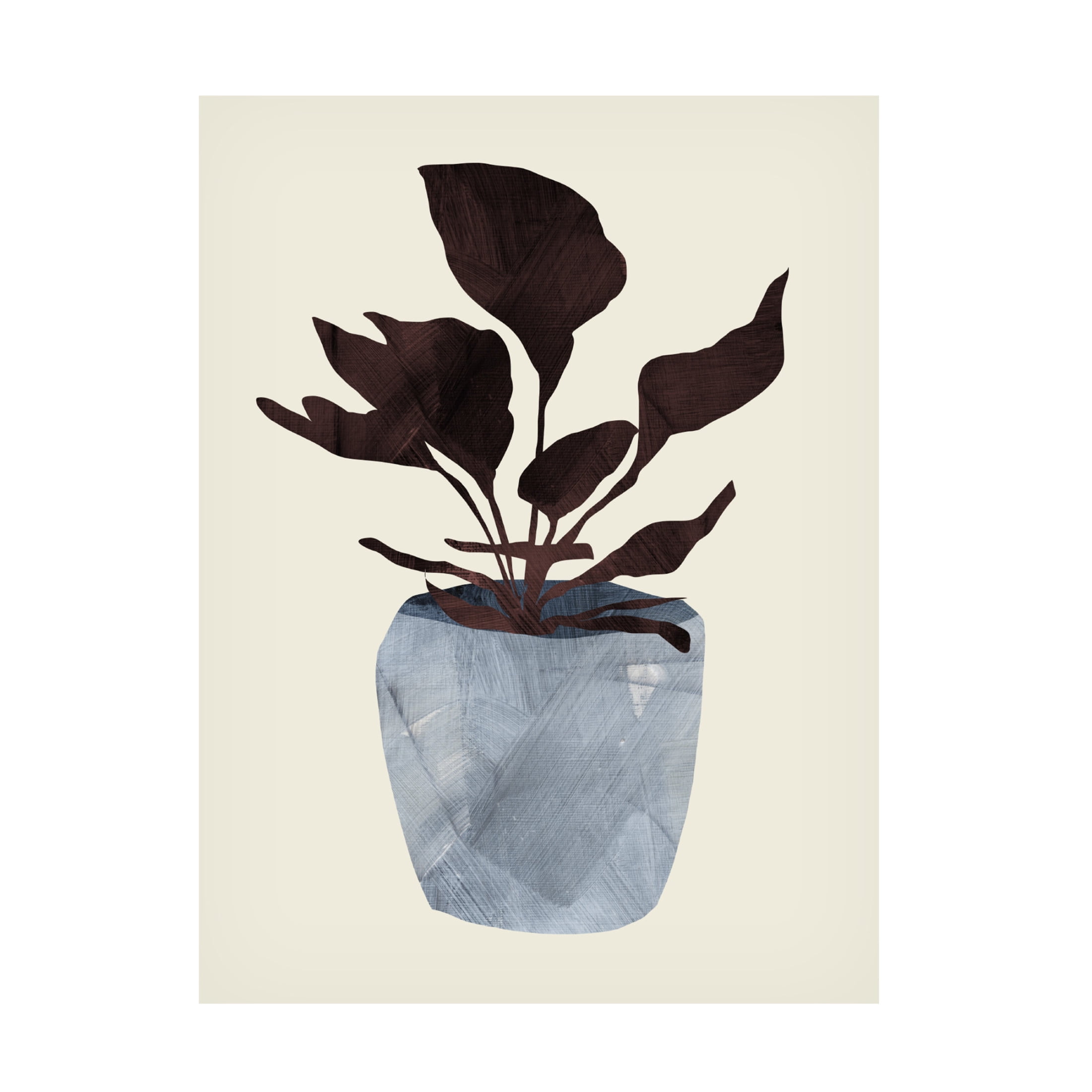 Trademark Fine Art Dan Hobday  Country Plant Canvas Wall Art