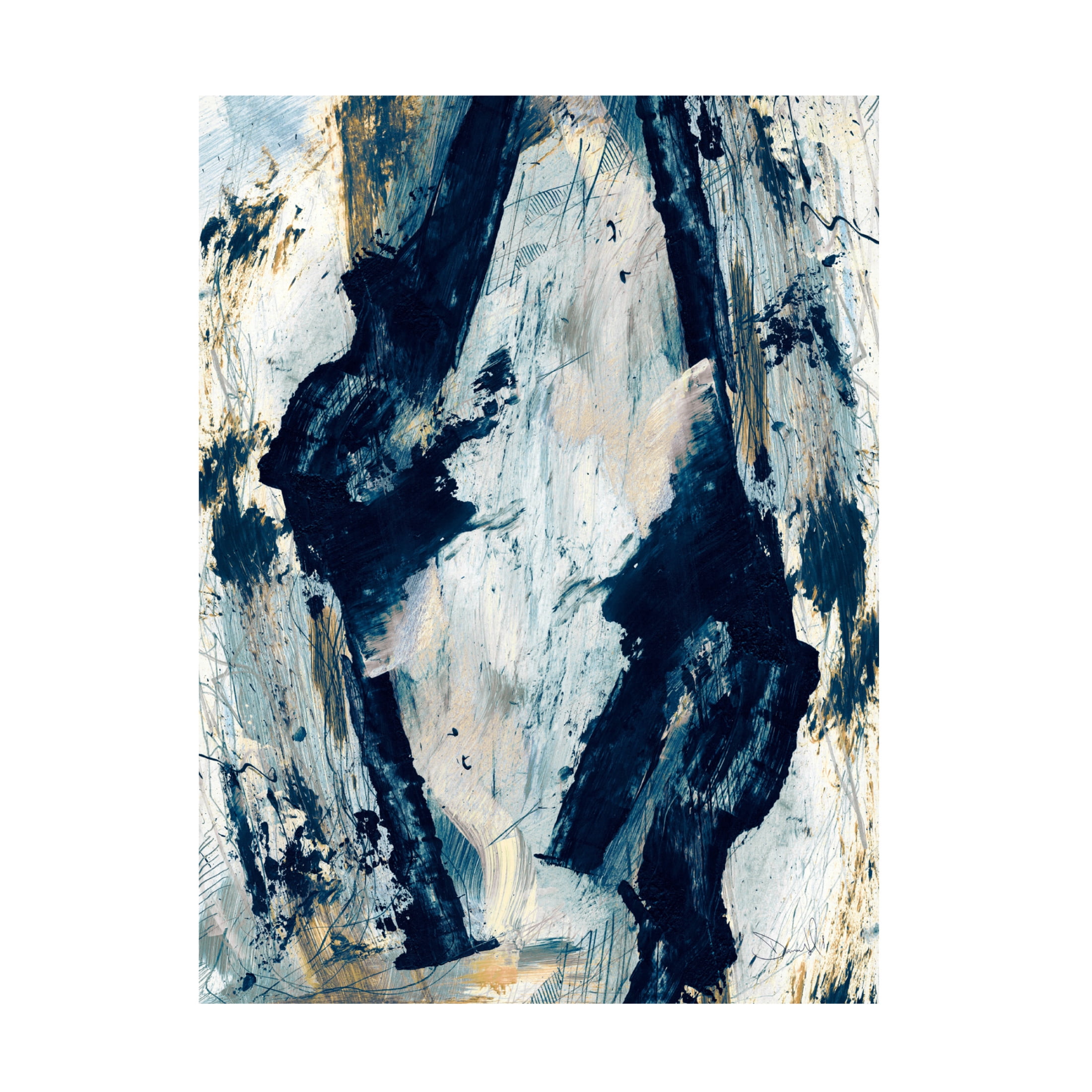 Trademark Fine Art Dan Hobday  Glacier Canvas Wall Art