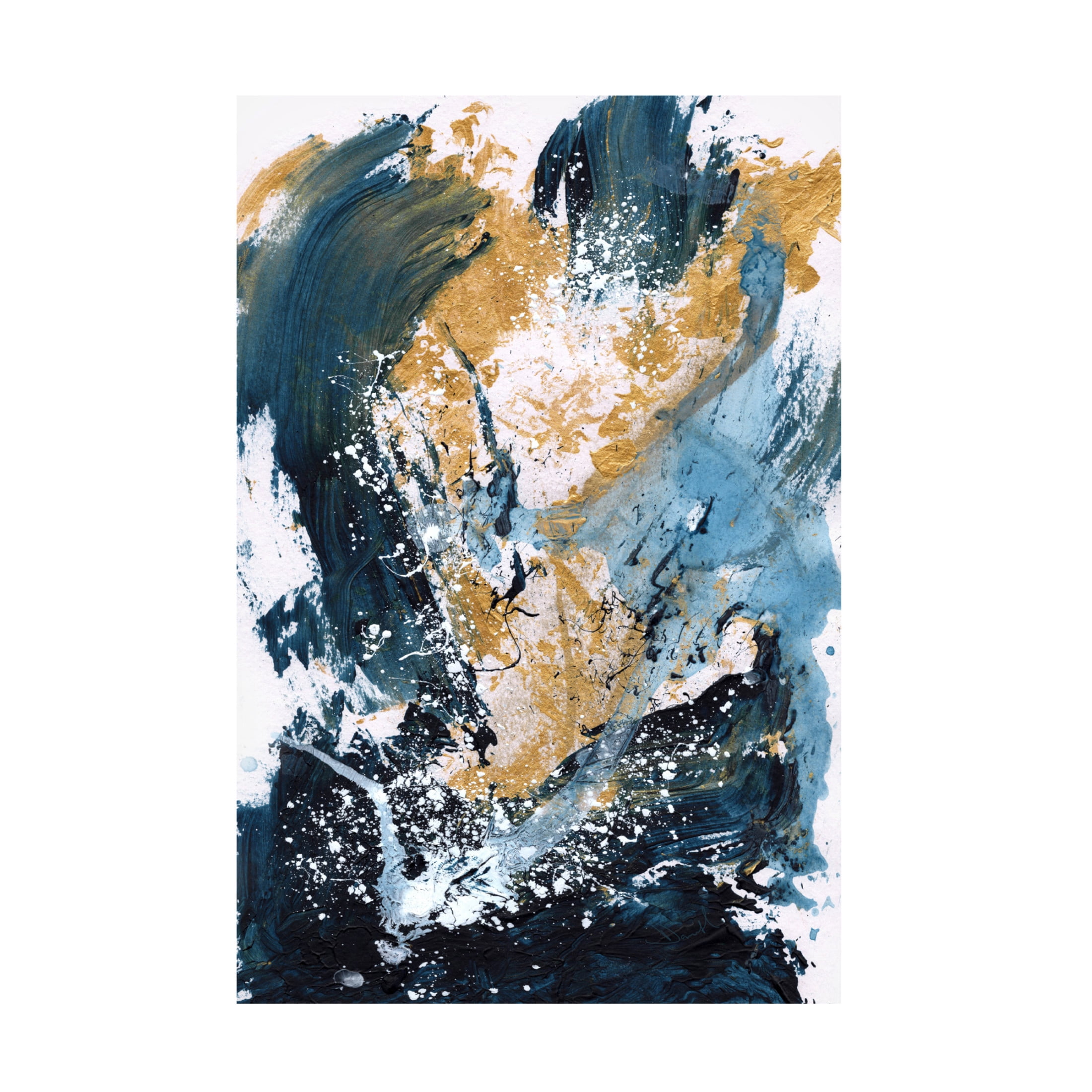 Trademark Fine Art Dan Hobday Golden Sea Canvas Wall Art