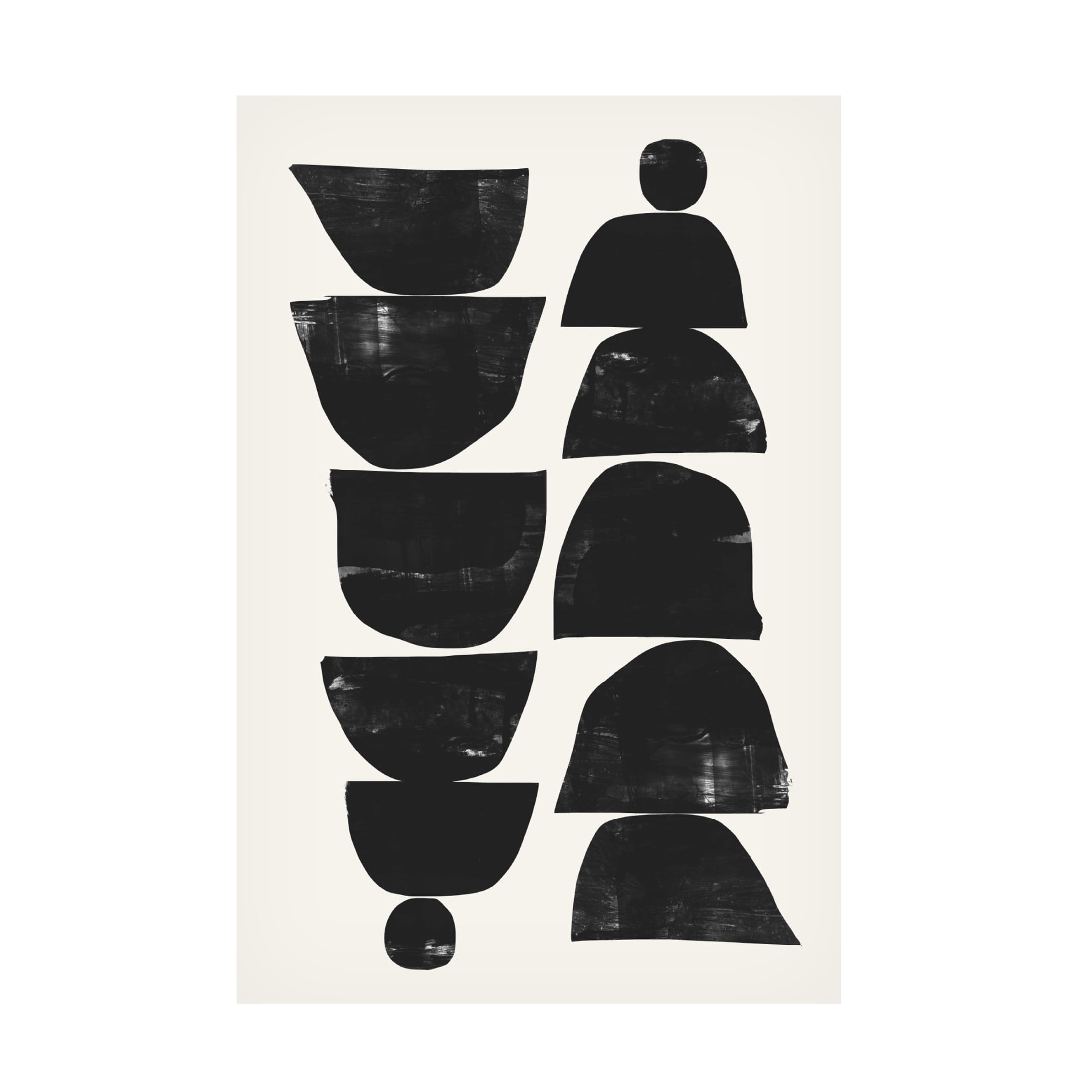 Trademark Fine Art Dan Hobday  Minimal Plant Canvas Wall Art