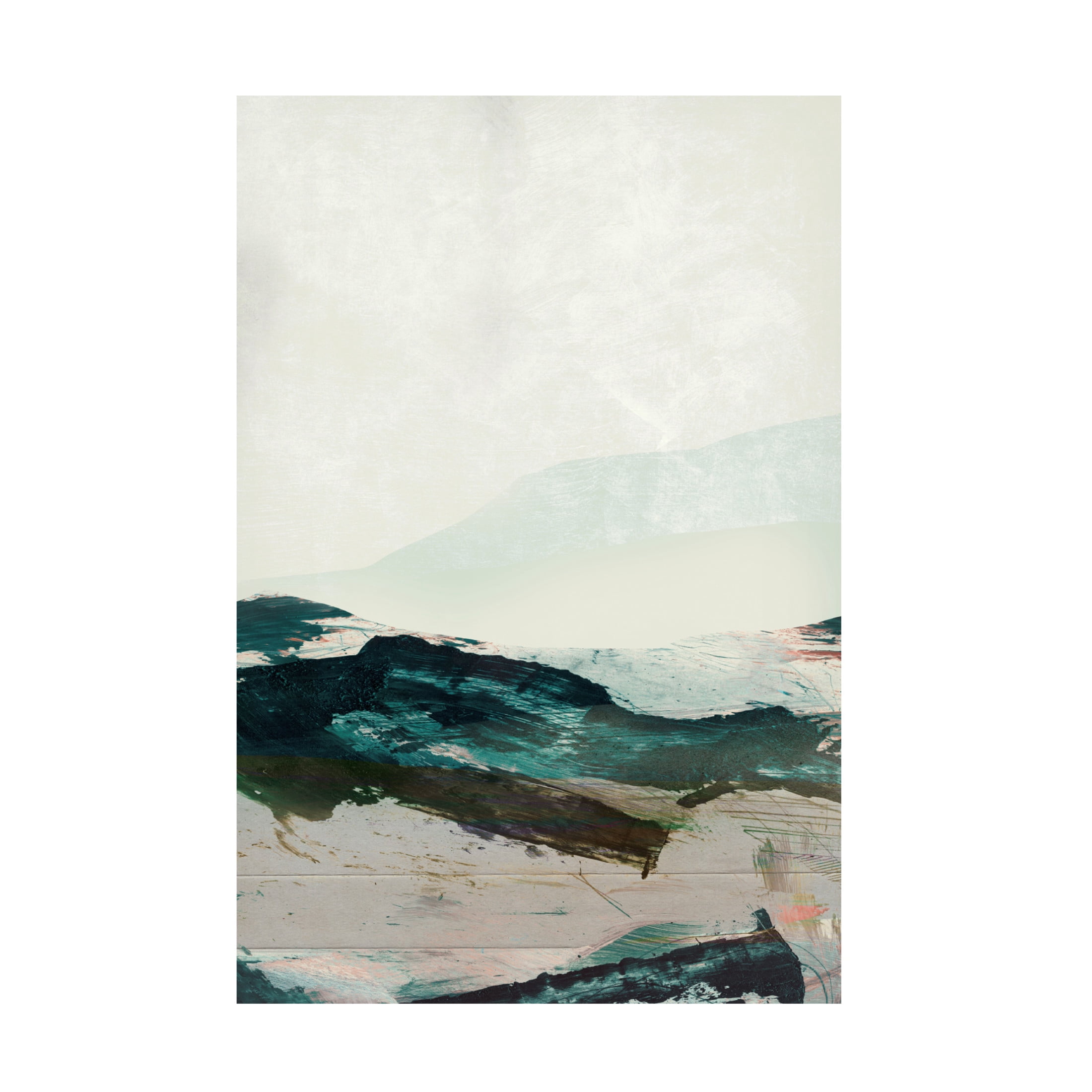Trademark Fine Art Dan Hobday Mountains No2 Canvas Wall Art