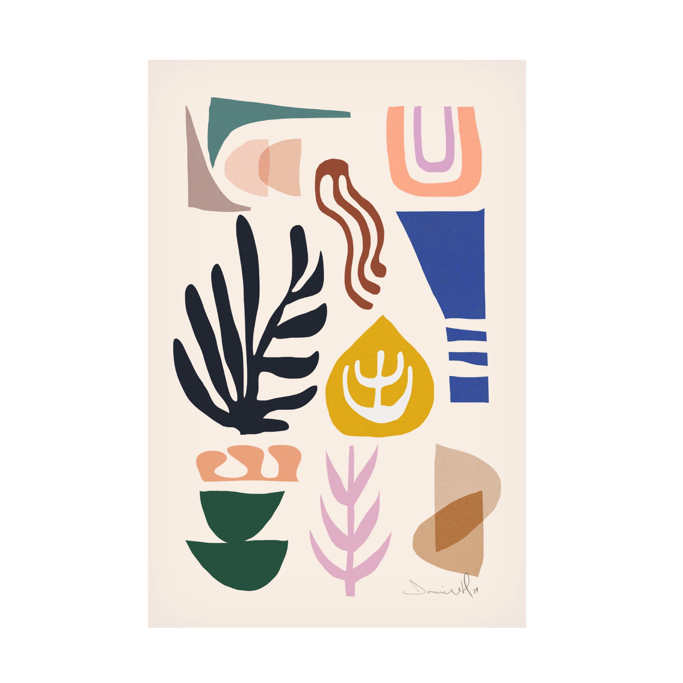 Trademark Fine Art Dan Hobday  Nord No6 Canvas Wall Art