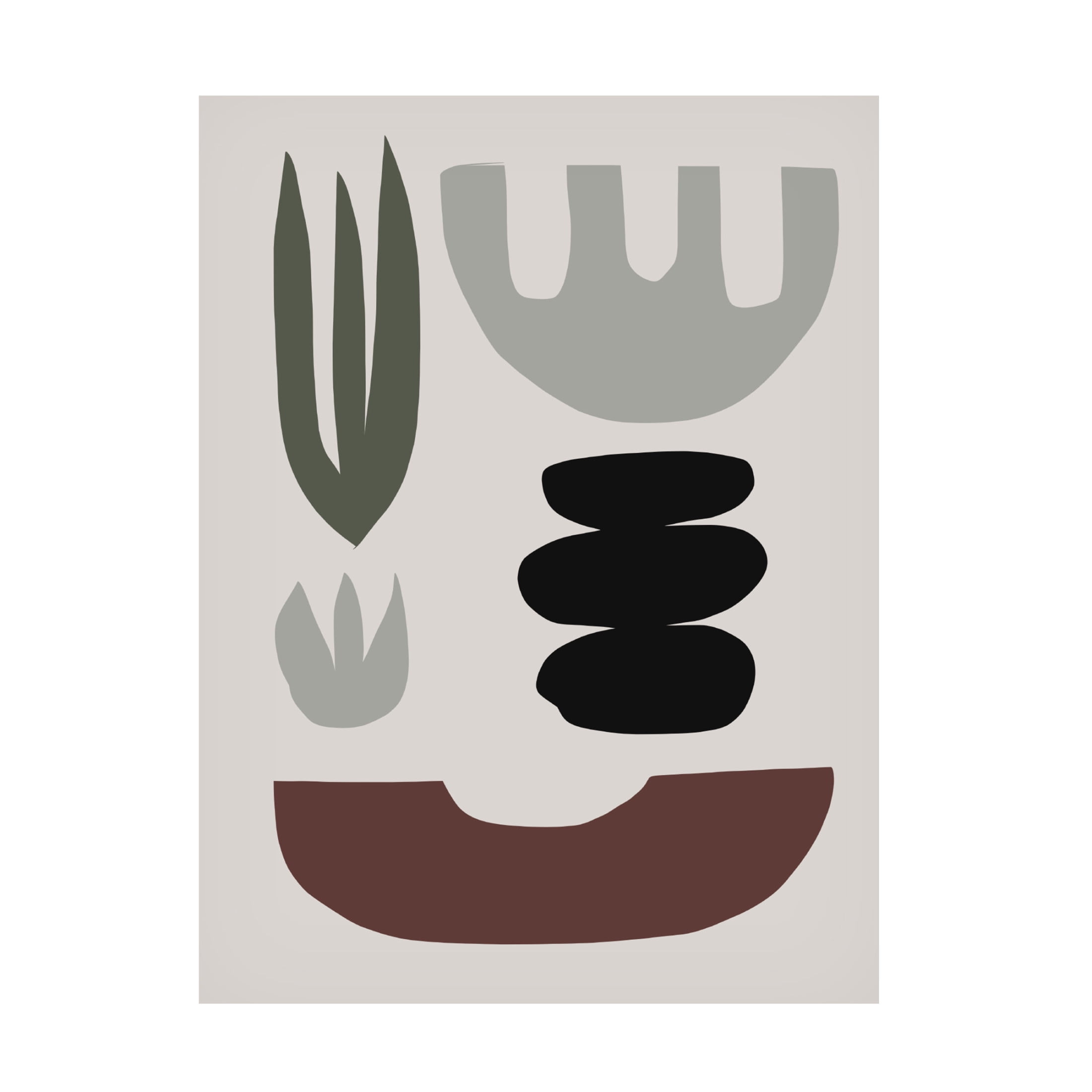 Trademark Fine Art Dan Hobday  Shapes Canvas Wall Art