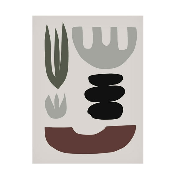 Trademark Fine Art Dan Hobday Shapes Canvas Wall Art