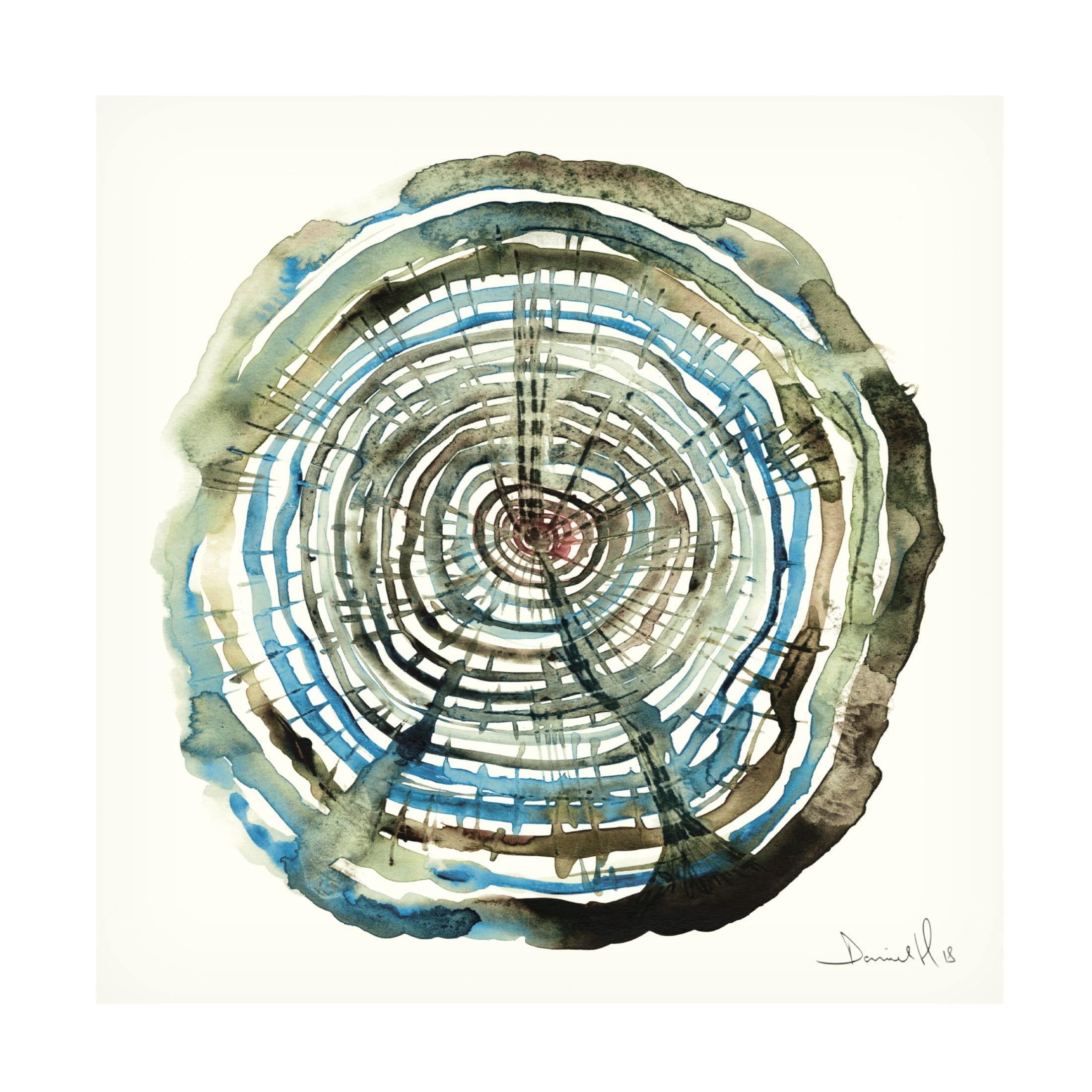 Trademark Fine Art Dan Hobday  Water Oak Canvas Wall Art