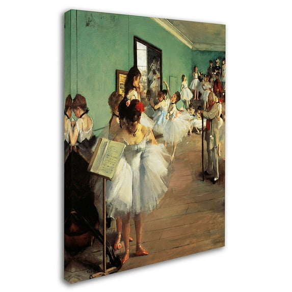 Trademark Fine Art "Dance Examination" 1873-74 Canvas Art by Edgar Degas