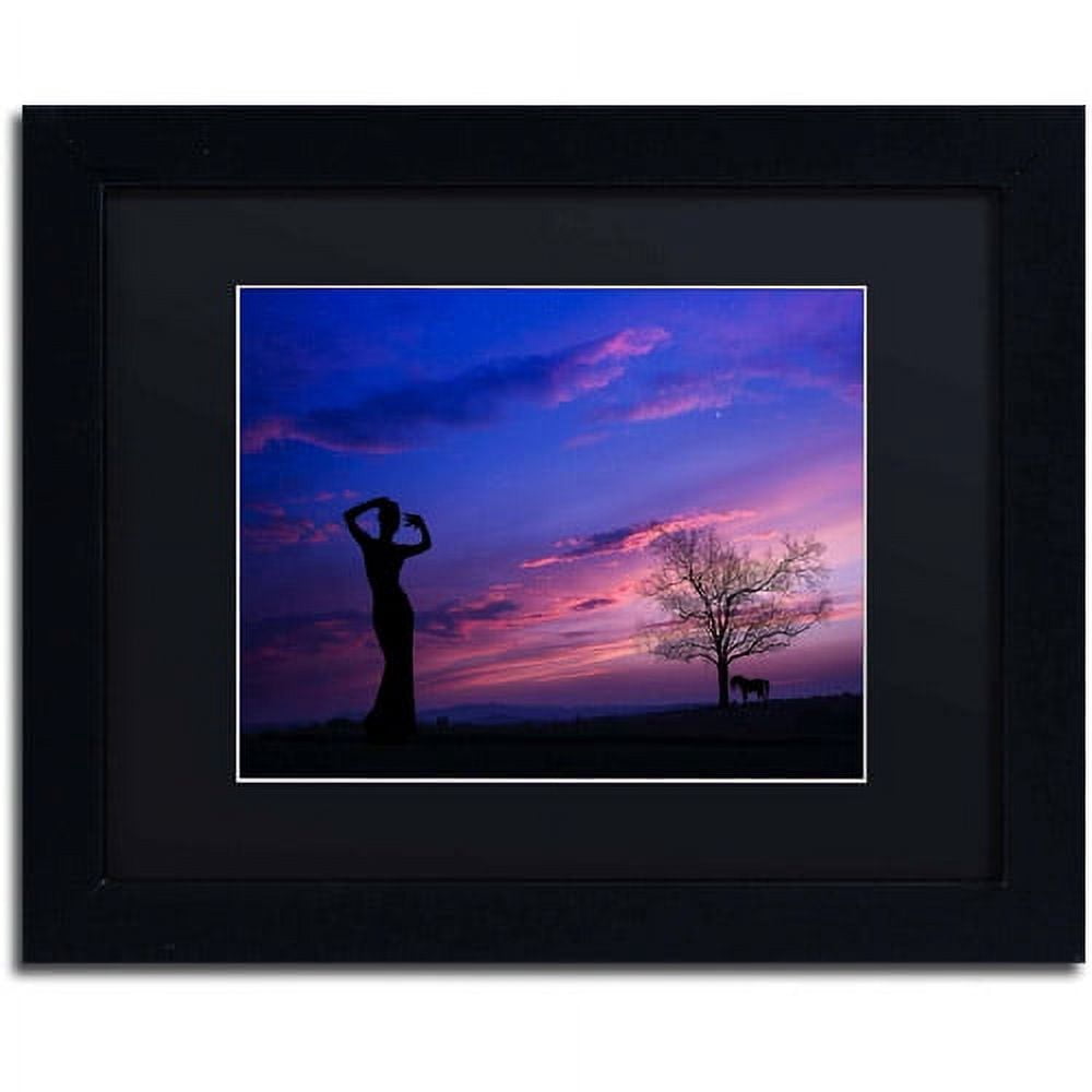 Trademark Fine Art "Dance for Me" Canvas Art by Philippe Sainte-Laudy, Black Matte, Black Frame