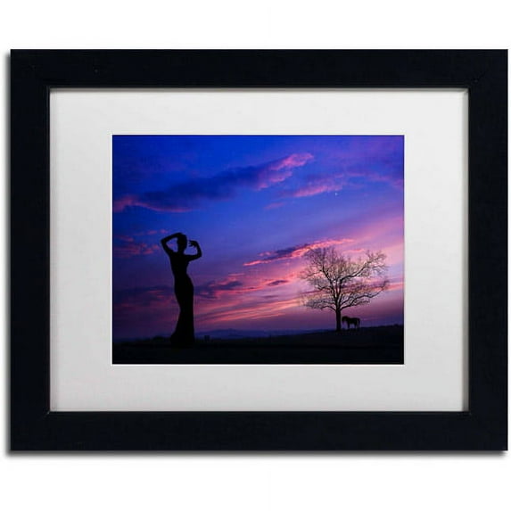 Trademark Fine Art "Dance for Me" Canvas Art by Philippe Sainte-Laudy, White Matte, Black Frame