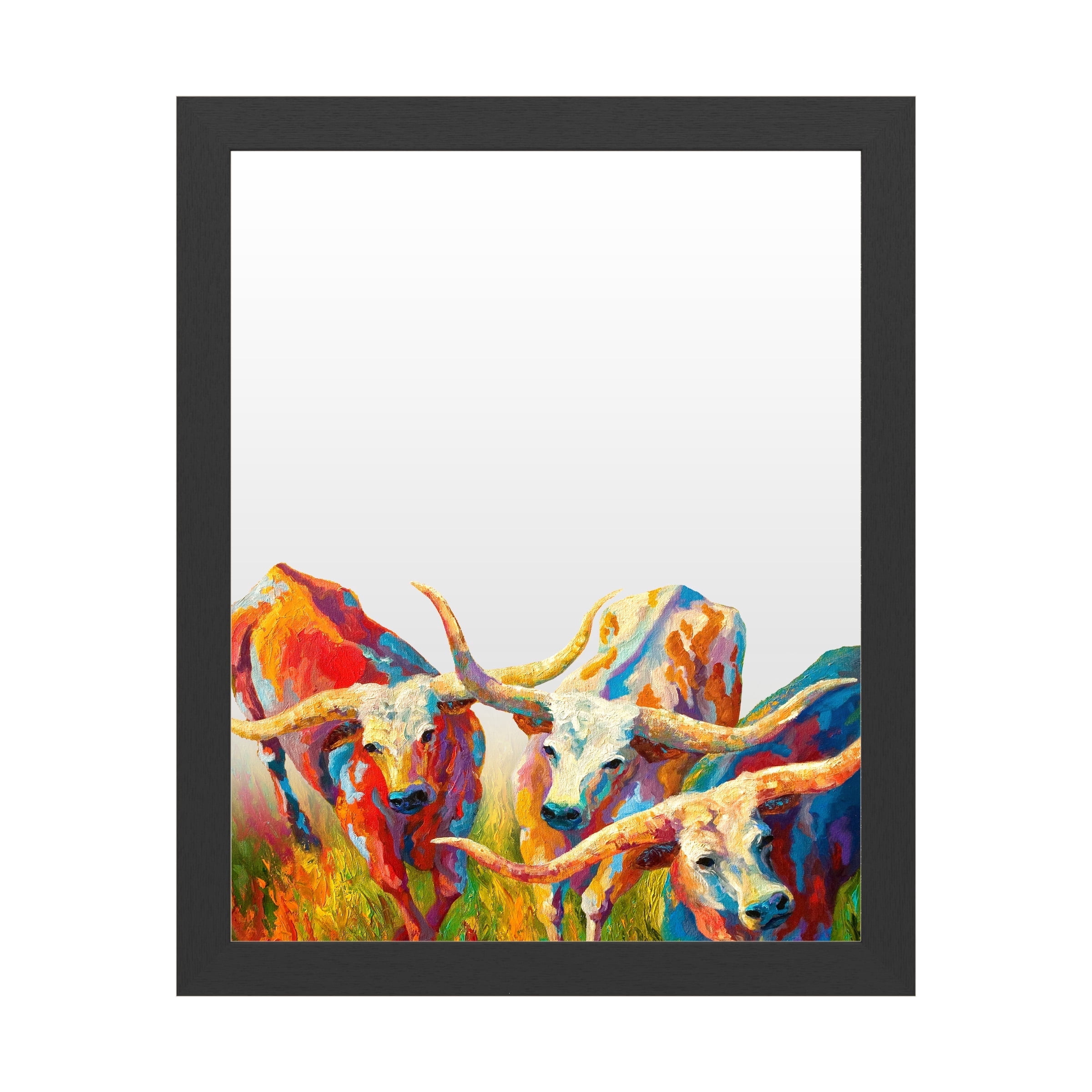 Trademark Fine Art 'Dance of the Longhorns' Markerboard by Marion Rose