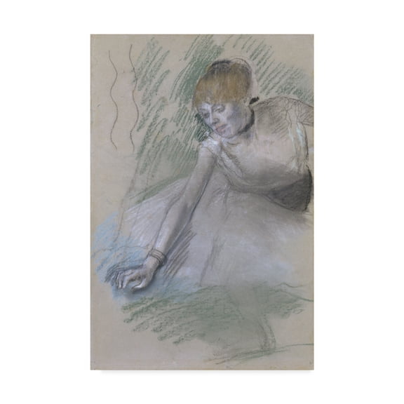 Trademark Fine Art 'Dancer' Canvas Art by Edgar Degas