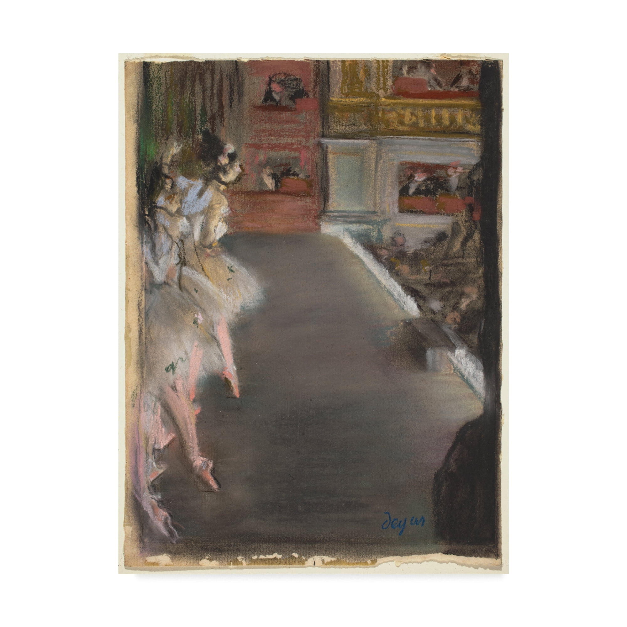 Trademark Fine Art 'Dancers At The Old Opera House' Canvas Art by Edgar Degas