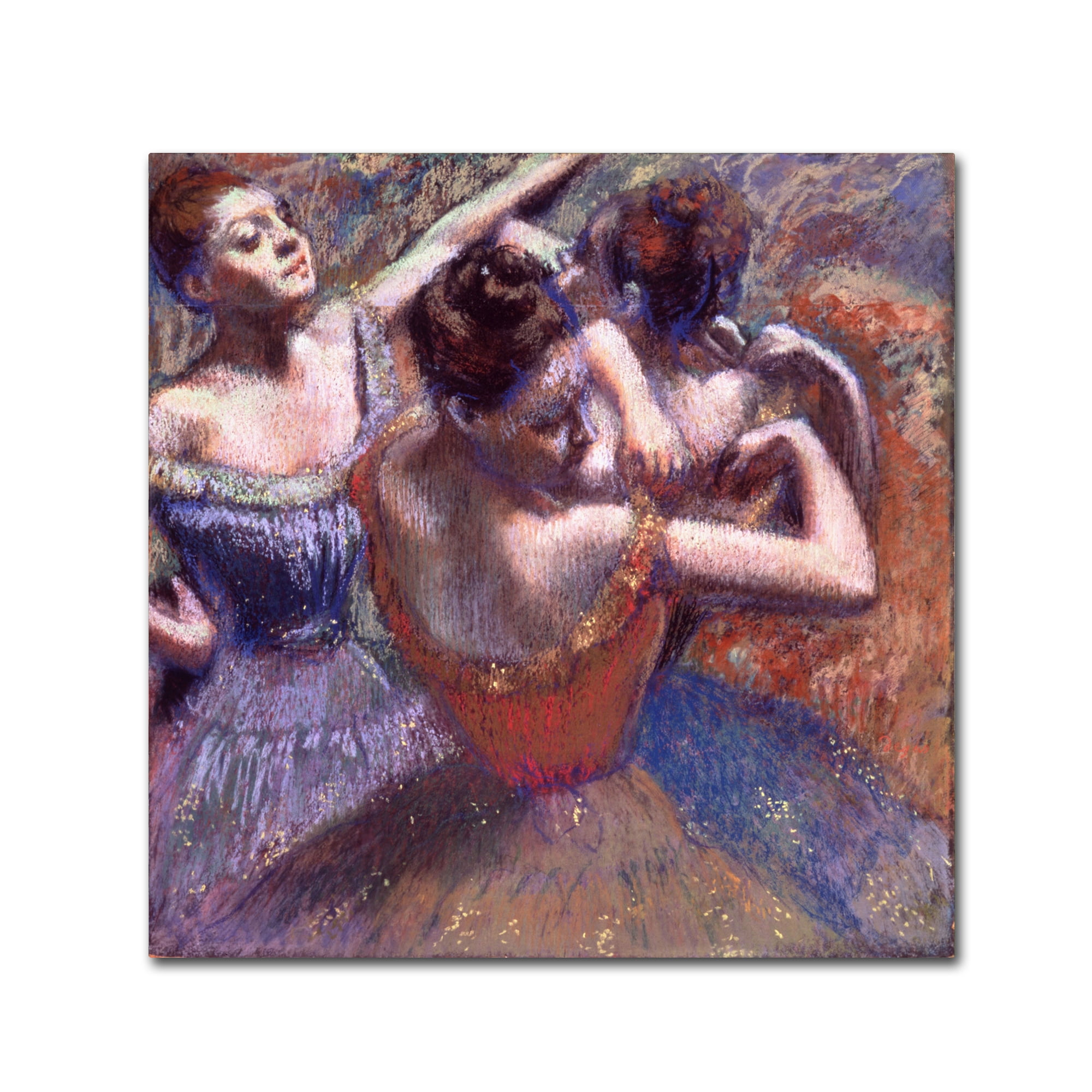 Trademark Fine Art 'Dancers' Canvas Art by Degas