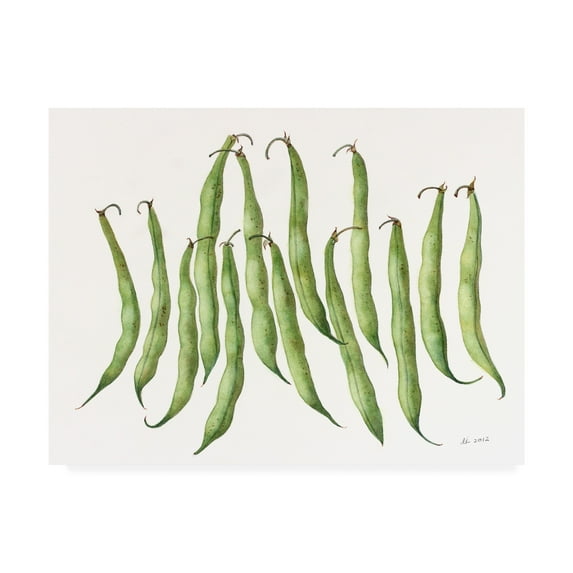 Trademark Fine Art 'Dancing Beans' Canvas Art by Deborah Kopka