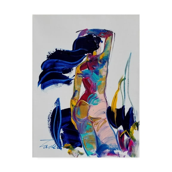 Trademark Fine Art 'Dancing The Blues' Canvas Art by Tadeo Zavaleta