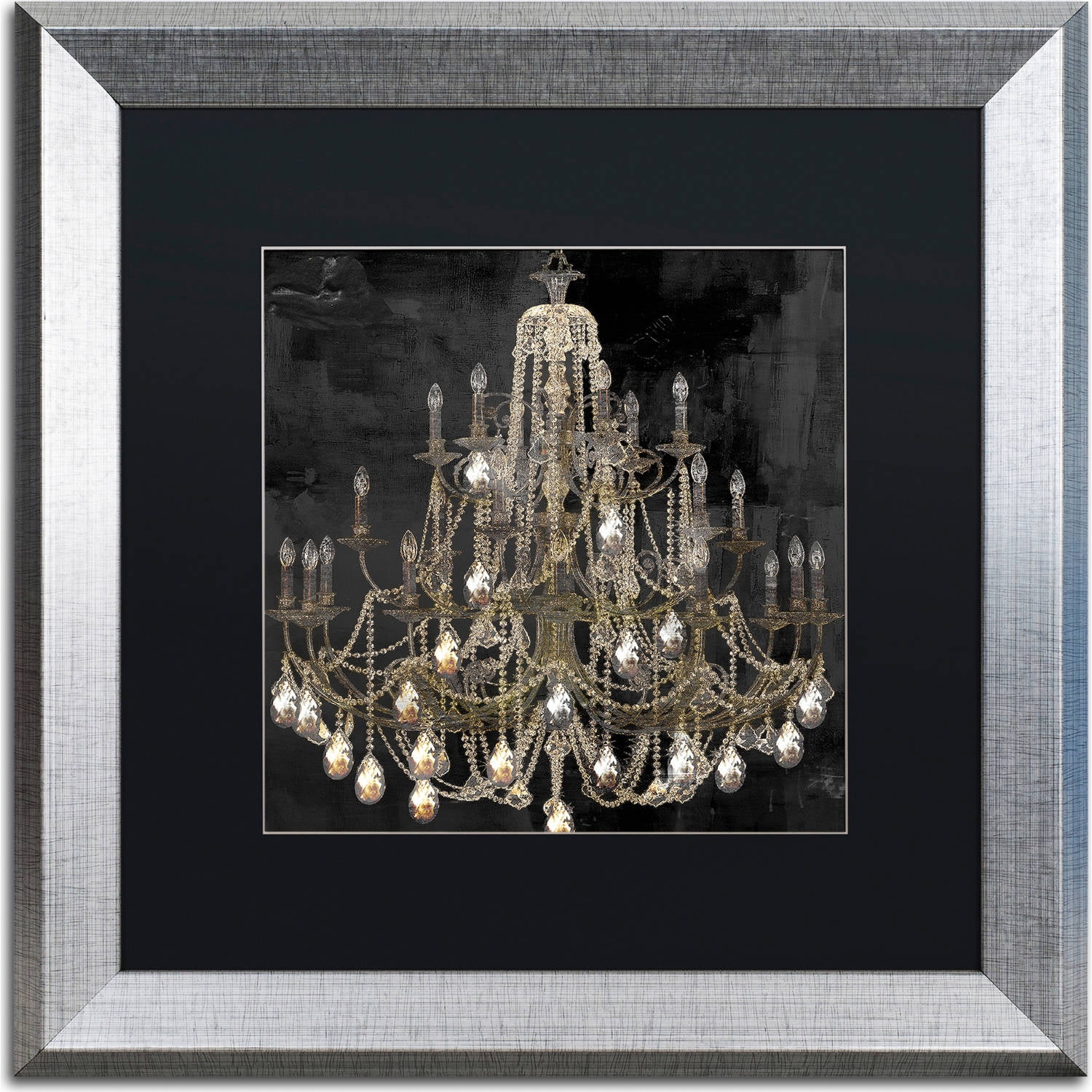 Trademark Fine Art "Dancing on the Ceiling I" Canvas Art by Color Bakery, Black Matte, Silver Frame