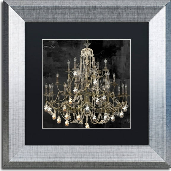 Trademark Fine Art "Dancing on the Ceiling I" Canvas Art by Color Bakery, Black Matte, Silver Frame