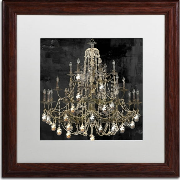 Trademark Fine Art "Dancing on the Ceiling I" Canvas Art by Color Bakery, White Matte, Wood Frame