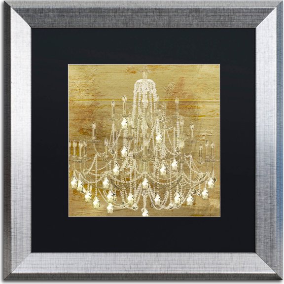 Trademark Fine Art "Dancing on the Ceiling II" Canvas Art by Color Bakery, Black Matte, Silver Frame