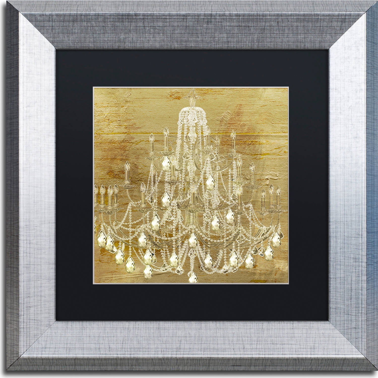 Trademark Fine Art "Dancing on the Ceiling II" Canvas Art by Color Bakery, Black Matte, Silver Frame