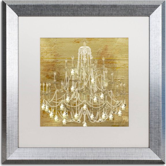 Trademark Fine Art "Dancing on the Ceiling II" Canvas Art by Color Bakery, White Matte, Silver Frame