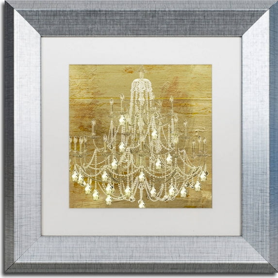 Trademark Fine Art "Dancing on the Ceiling II" Canvas Art by Color Bakery, White Matte, Silver Frame