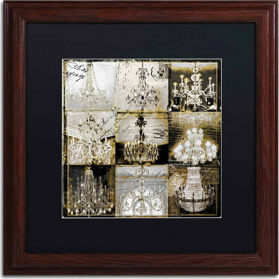 Trademark Fine Art "Danse Paree" Canvas Art by Color Bakery, Black Matte, Wood Frame