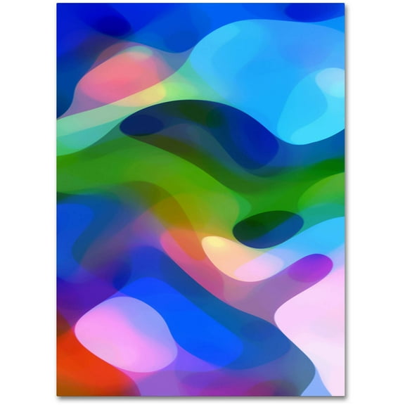 Trademark Fine Art "Dappled Light 8 Blue" Canvas Art by Amy Vangsgard