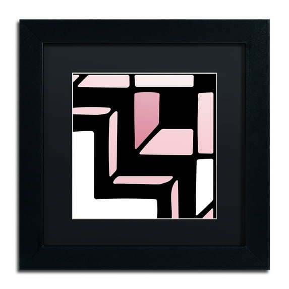 Trademark Fine Art 'Daring Deco II' Black Framed Art by Color Bakery