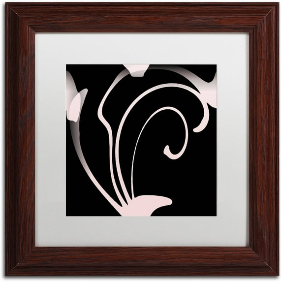 Trademark Fine Art "Daring Deco III" Canvas Art by Color Bakery White Matte, Wood Frame
