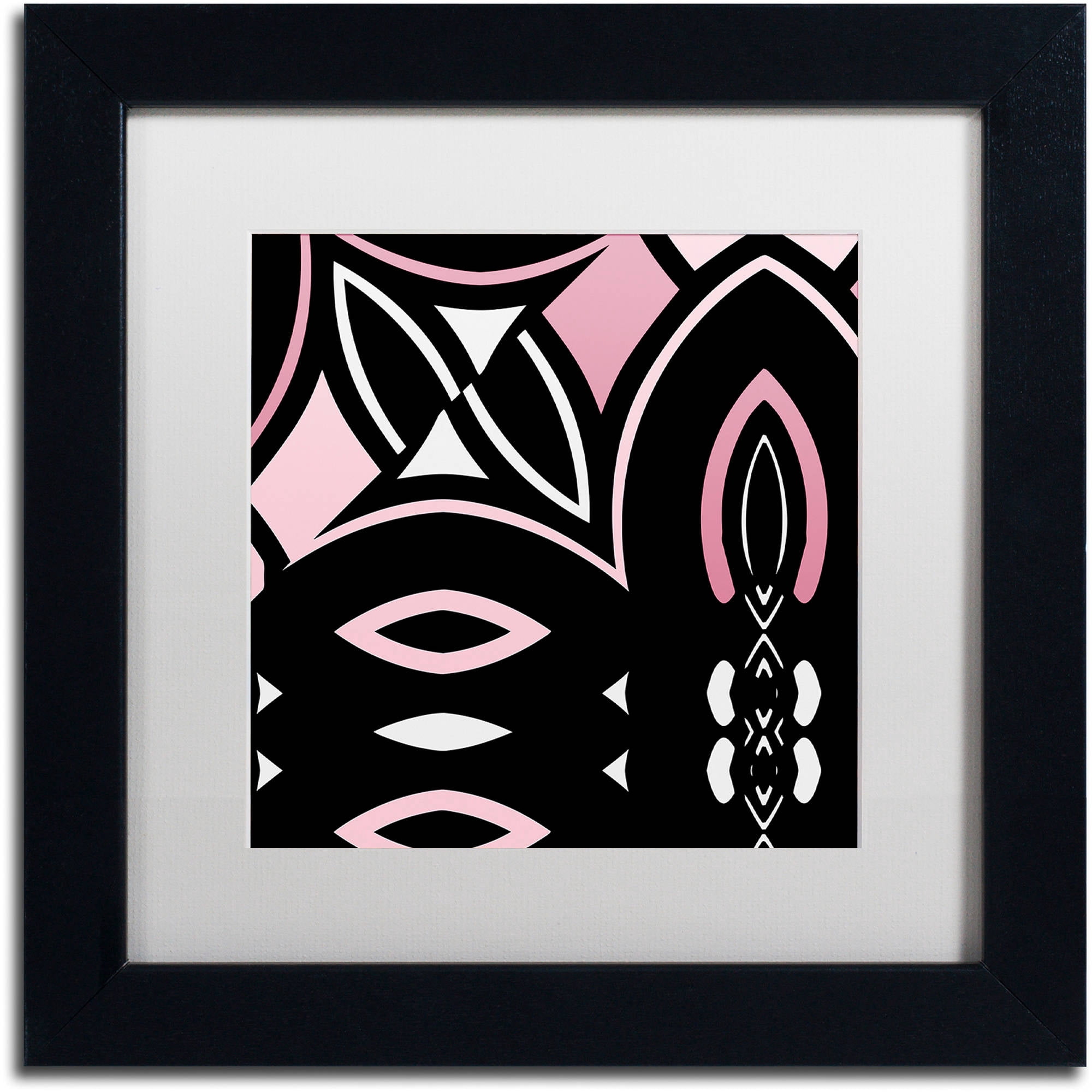 Trademark Fine Art "Daring Deco IV" Canvas Art by Color Bakery White Matte, Black Frame